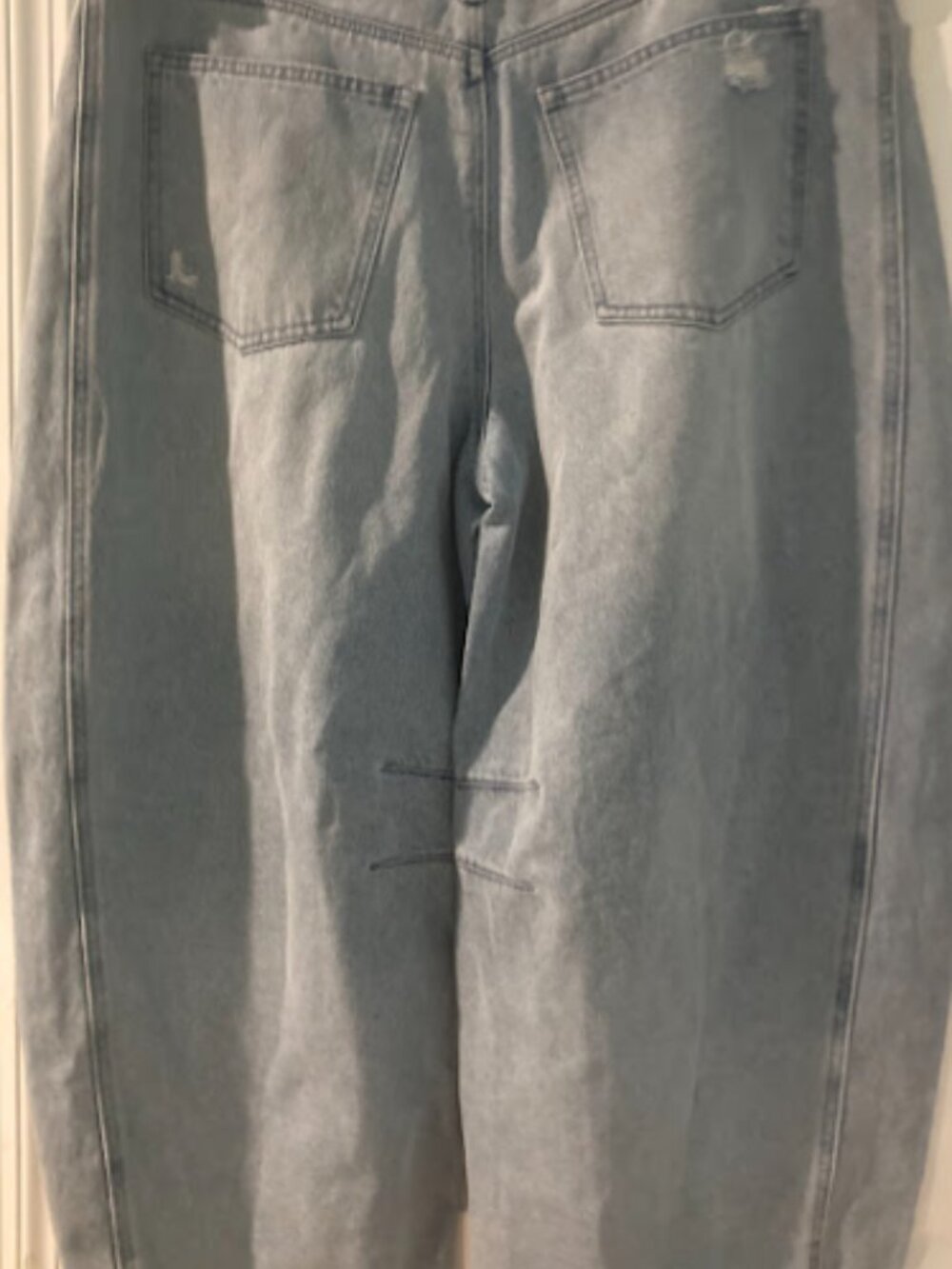 Scoop Barrel Seamed Distressed Jeans Size 16 - Picture 12 of 15